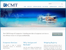 Tablet Screenshot of cmtcorporateservices.com